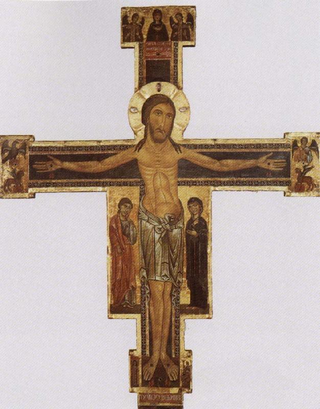 Berlinghiero Berlinghieri Crucifix panel Sweden oil painting art